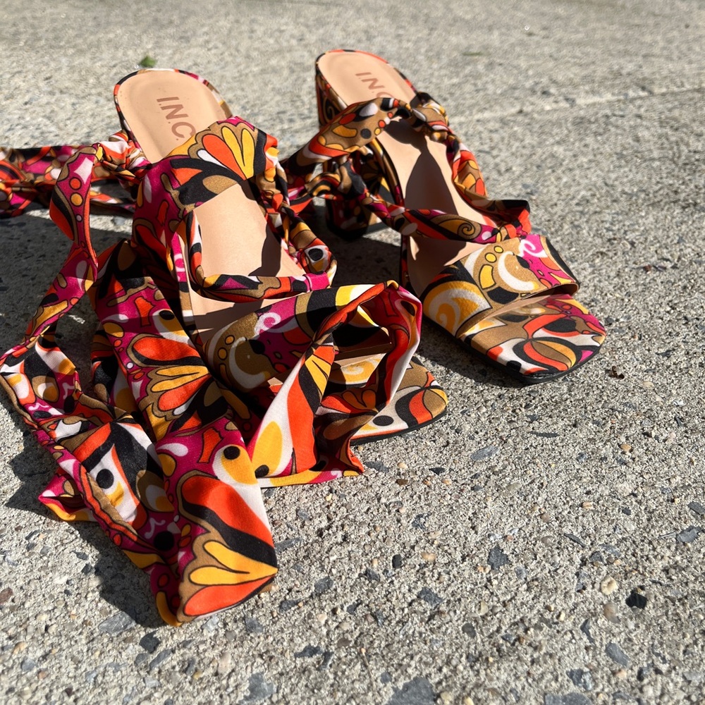 International Concepts Lace up Heels